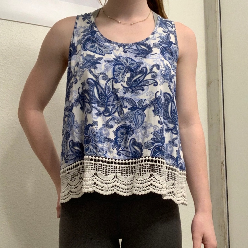 Floral tank top